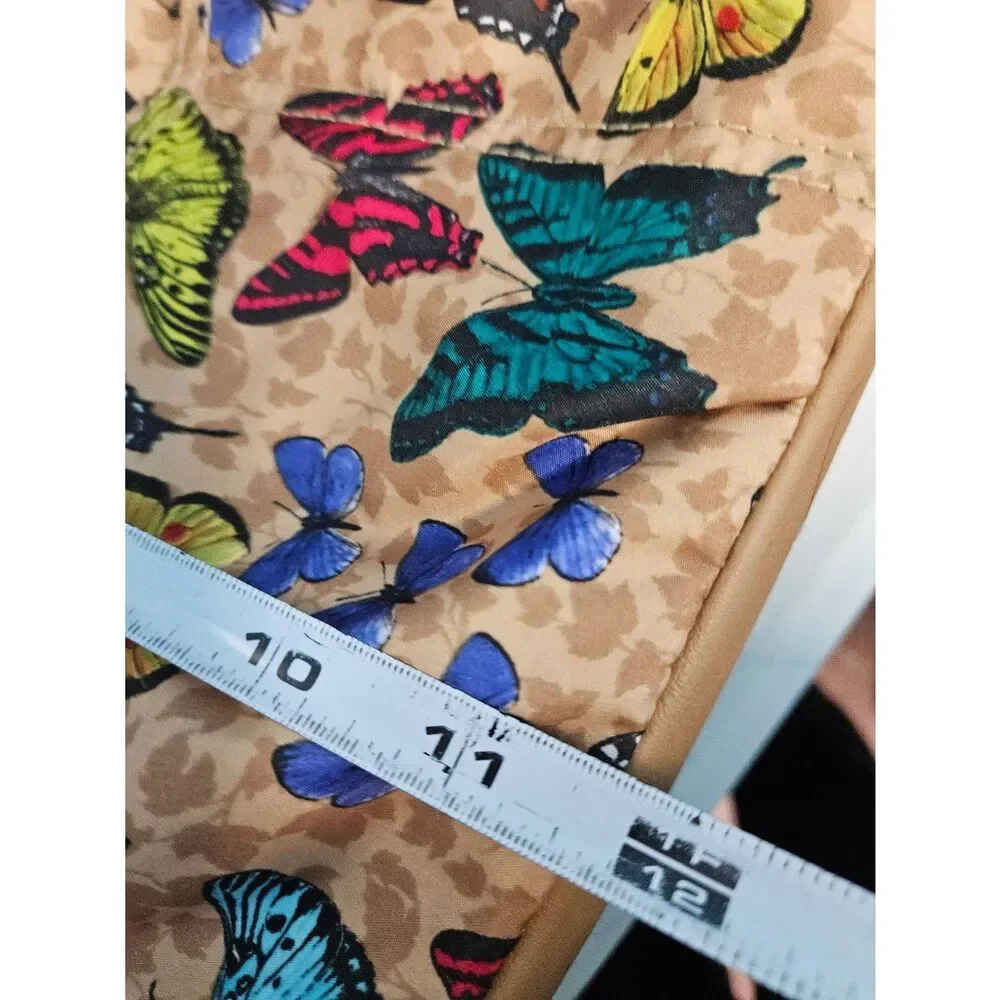 Tyler Rodan Butterfly Purse Shoulder Bag Medium sized Tan - Picture 13 of 14